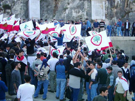 Demonstration against Syrians